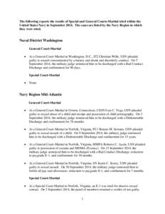 Microsoft Word[removed]SECNAV Monthly Courts-Martial Report (FINAL).docx