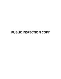 PUBLIC INSPECTION COPY  EXTENDED TO NOVEMBER NOVEMBER 15, 2017