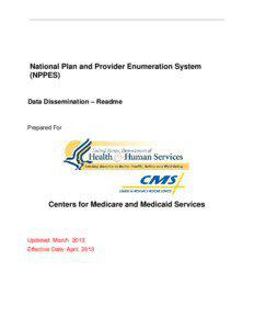 National Plan and Provider Enumeration System (NPPES)