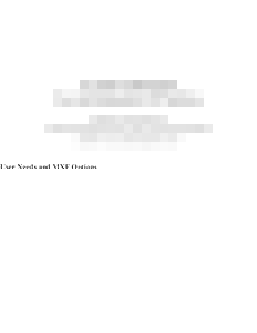User Needs and MXF Options: Preservation Planning and the AS-07 Specification (2015)