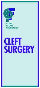 Surgical specialties / Cleft lip and palate / Dog health / Craniofacial team / Plastic surgery / Oral and maxillofacial surgery / Cleft / Soft palate / Pharyngeal flap surgery / Medicine / Health / Congenital disorders