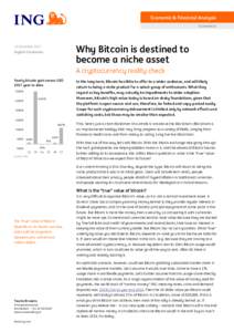 Why Bitcoin is destined to become a niche asset  December 2017 Economic & Financial Analysis Economics