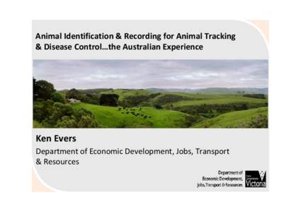 Traceability in livestock production