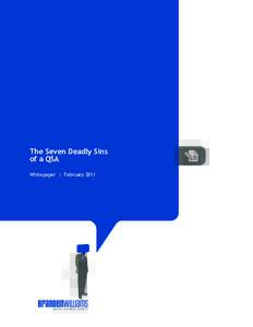 The Seven Deadly Sins of a QSA Whitepaper | February 2011 2