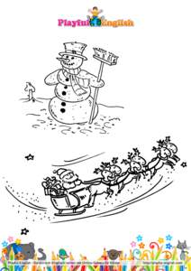 malvorlage_snowman_reindeer