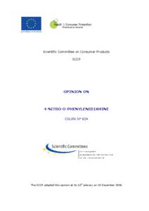 Opinion of the Scientific Committee on Consumer Products on 4-nitro-o-phenylenediamine (B24)