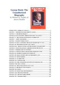 Microsoft Word - George Bush - The Unauthorized Biography