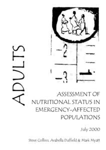 ADULTS  ASSESSMENT OF NUTRITIONAL STATUS IN EMERGENCY-AFFECTED POPULATIONS