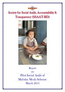 Society for Social Audit, Accountability & Transparency (SSAAT-RD) Report on