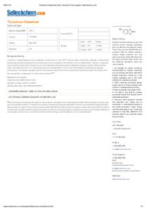 [removed]Tioxolone Datasheet | Buy Tioxolone from supplier Selleckchem.com