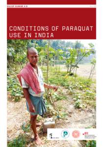 CONDITIONS OF PARAQUAT DILEEP KUMAR A DUSE IN INDIA  AprilApril
