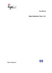 User Manual  Data Collection Toollipitk.sourceforge.net