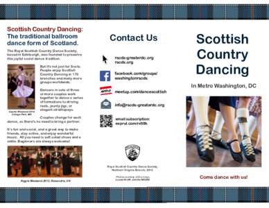 Dance / Social dance / Fife / Royal Scottish Country Dance Society / Scottish folk music / Scottish country dance / Washington metropolitan area / Country dance / Frederick /  Maryland / Outline of dance