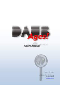 Users Manual  Version[removed]english © 2008 Jörn Daub EDV-Beratung All rights reserved www.daubnet.com