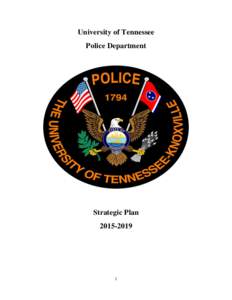 University of Tennessee Police Department Strategic Plan