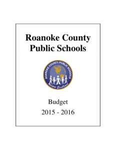 Roanoke County Public Schools Budget