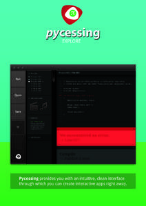 pycessing EXPLORE Project[removed]File 003   Your files