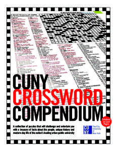 CUNY Crossword Compendium DRAFT