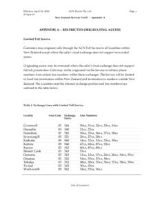 Effective April 26, 2006 (Original) ACN Pacific Pty Ltd  Page 1