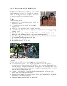 Microsoft Word - City of Portsmouth Bicycle Racks Guide.doc
