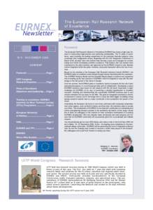Newsletter Foreword N°3 - NOVEMBER 2005 CONTENT  Foreword .................................Page 1