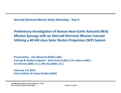 Microsoft PowerPoint - ARM-II NEA Human Mission Synergy.pptx
