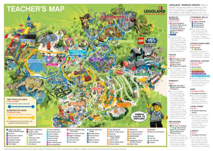 LEGOLAND® WINDSOR RESORT offers a wealth of opportunities for learning. This list of study topics suggests attractions and areas of the Resort pupils can visit.  TEACHER’S MAP