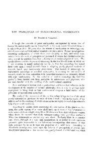 THE PRINCIPLES OF INSTRUMENTAL SEISMOLOGY B Y PRINCE B. GALITZIN.