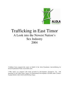 Human trafficking in East Timor / Human trafficking / International criminal law / Human trafficking in Indonesia / Human trafficking in Australia / Crimes against humanity / Crime / Organized crime