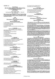 13-32 Nr. 3.1 Verordnung über den Bildungsgang und die Abiturprüfung in der gymnasialen Oberstufe (APO-GOSt) Vom 5. Oktober 1998