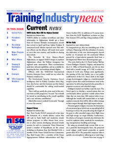 TrainingIndustrynews  Published Bi-Monthly • August 2007