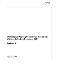 International Docking System Standard (IDSS) - Revision A