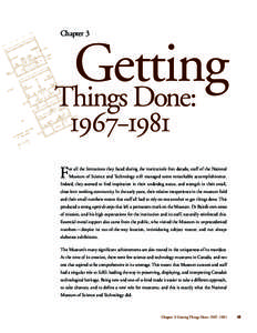 CSTM Origins - Chapter 3: Getting Things Done: 1967–1981