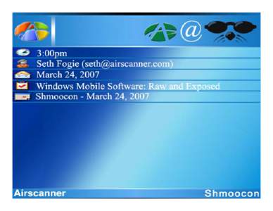Microsoft PowerPoint - shmoo2007_conference.ppt