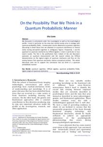 Microsoft Word - 02 On the Possibility That We Think in a Quantum Probabilistic Manner _1_-corretto