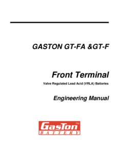 GASTON GT-FA >-F  Front Terminal