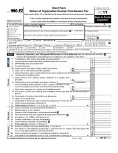 Click on the question-mark icons to display help windows. The information provided will enable you to file a more complete return and reduce the chances the IRS has to contact you. Form  990-EZ