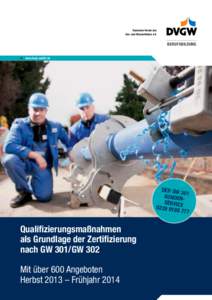Deutscher Verein des Gas- und Wasserfaches e.V. BERUFSBILDUNG l