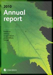 Annual ReportNordic Energy ResearchAnnual report