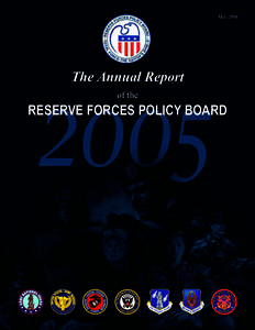 MayThe Annual Report of the  RESERVE FORCES POLICY BOARD