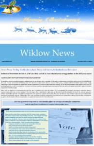 Microsoft Word - QV141208 Wiklow Newsletter