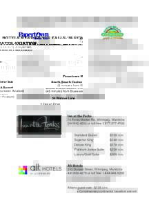HOTELS NEAR SILVER FALLS/BLUEWATER AVIATION. If you are driving up on your own. Papertown Motor Inn (5 minutes from Bluewater Aviation)