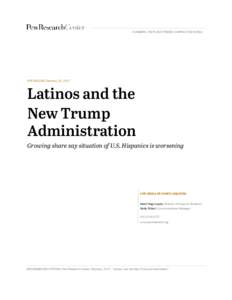 Hispanic and Latino American / Demography / United States / American people of German descent / Climate change skepticism and denial / Donald Trump / The Apprentice / Mark Hugo Lopez / Immigration / Latino / Illegal immigration to the United States / Hispanic and Latino American politics in the United States