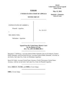 FILED United States Court of Appeals Tenth Circuit PUBLISH