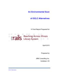 Microsoft Word - Environmental Scan of OCLC Alternatives final report.docx