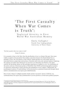 ‘The First Casualty When War Comes is Truth’  54 ‘The First Casualty When War Comes
