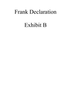 Frank Declaration Exhibit B Early Human Development – 14 www.elsevier.com/locate/earlhumdev