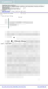 Cambridge University Press2 - Climate Change, Capitalism, and Corporations: Processes of Creative Self-Destruction Christopher Wright and Daniel Nyberg Excerpt More information