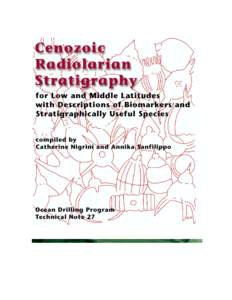 CENOZOIC RADIOLARIAN STRATIGRAPHY FOR LOW MIDDLE LATITUDES AND