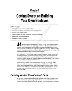 Chapter 1  AL Getting Sweet on Building Your Own Beehives